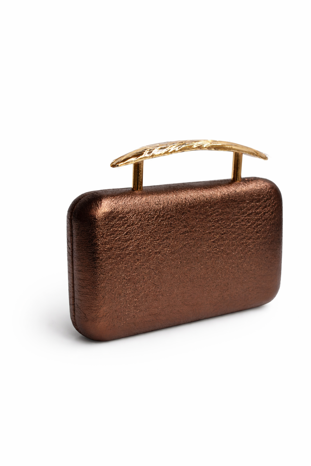 Bolso fiesta clutch bronce oscuro - Imagen 2