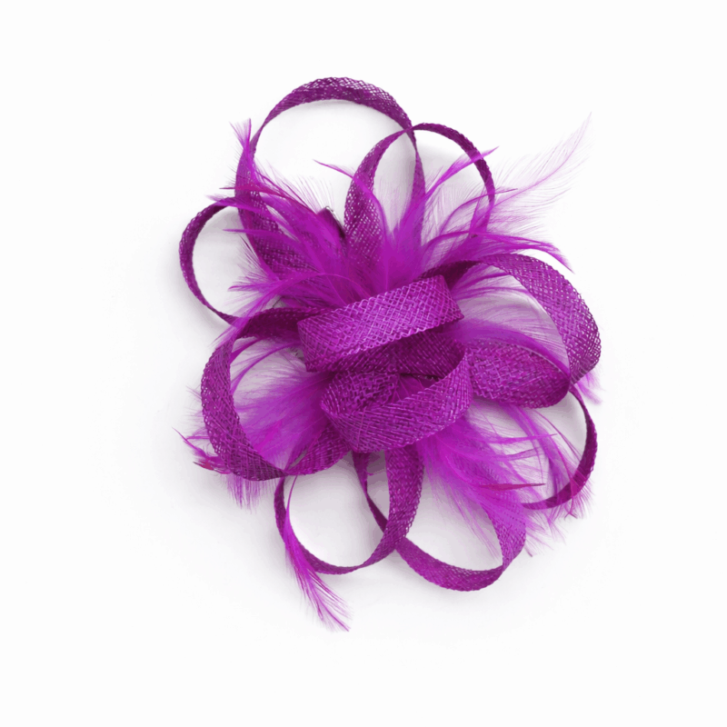 Tocado de fiesta bugamvilla