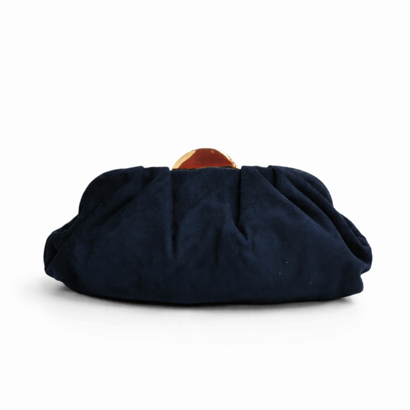 Bolso clutch saco azul marino