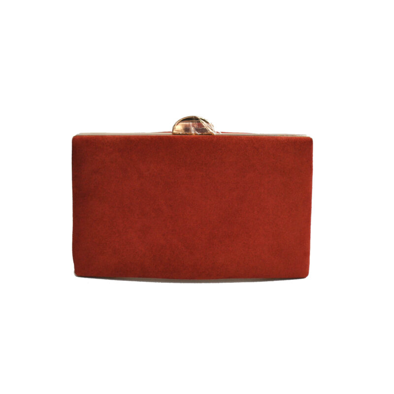 Clutch antelina tono teja