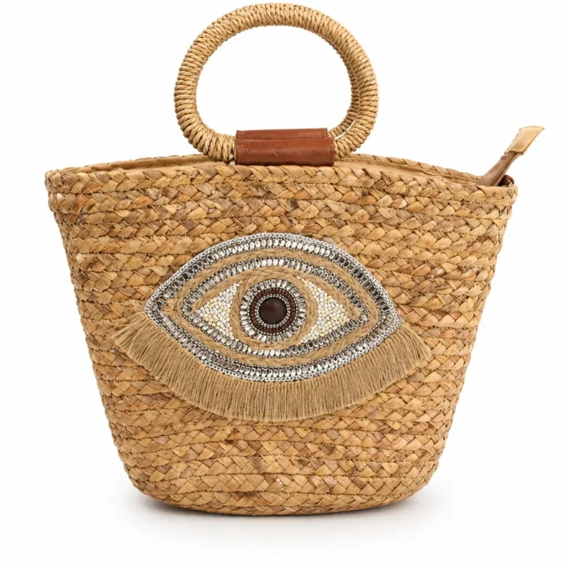 Bolso capazo detalle ojo