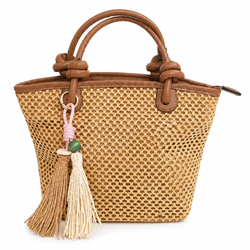 Bolso tipo capazo con asas