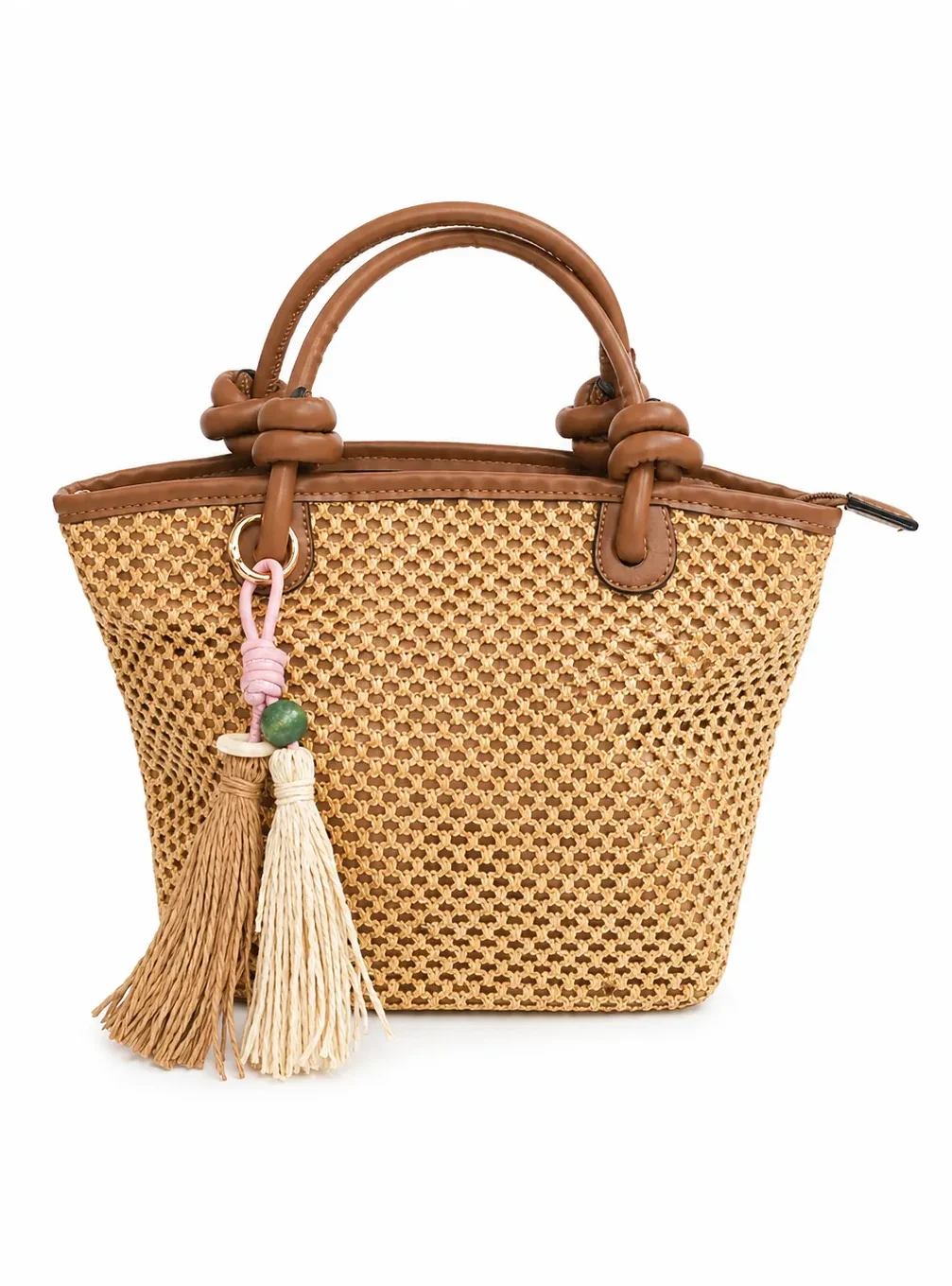 Bolso tipo capazo con asas