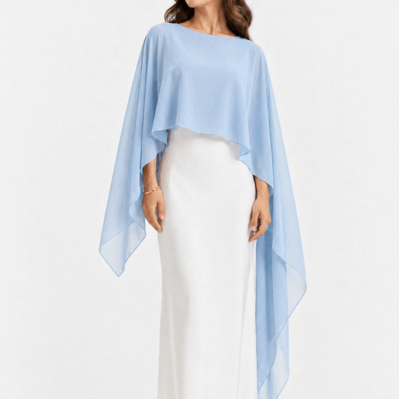 Capa gasa azul celeste