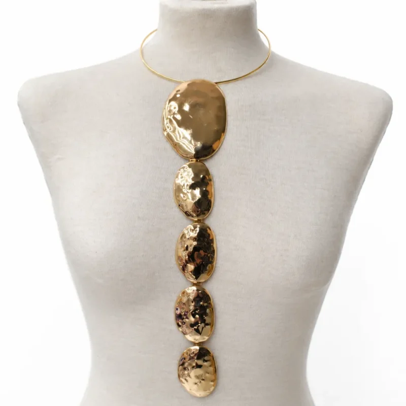 Choker medallones dorados