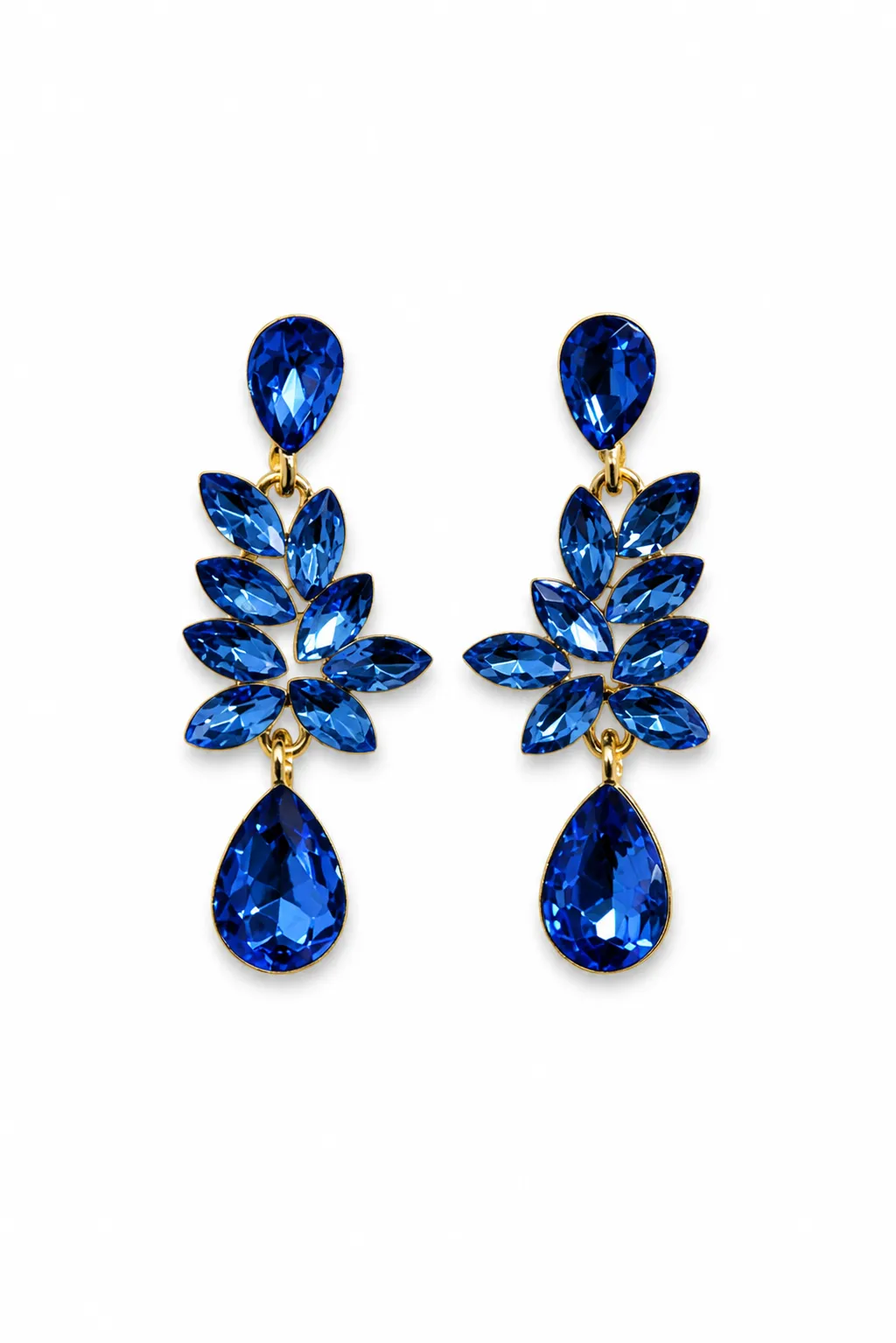 Pendientes fiesta azul klein