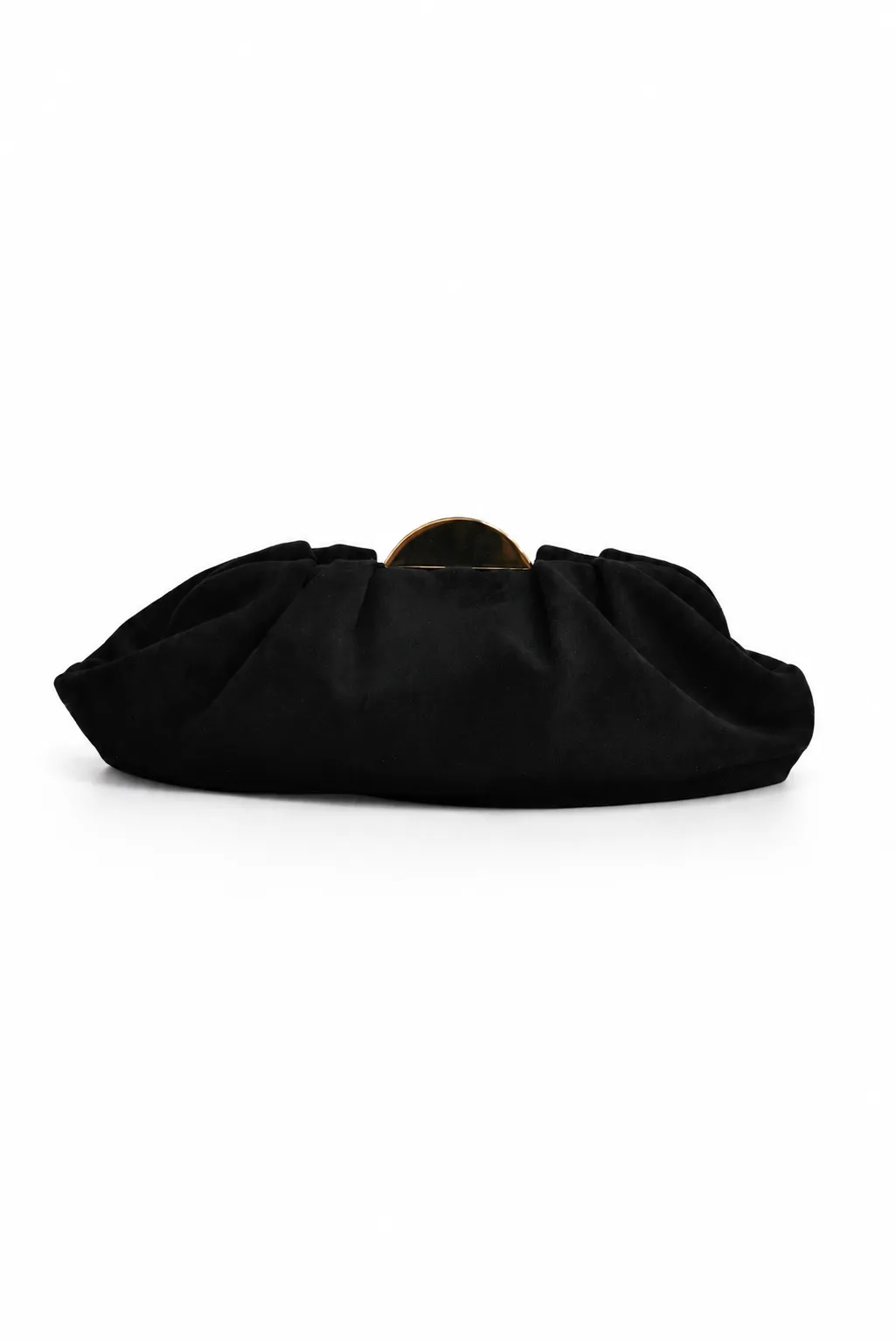 Clutch pliegues negro antelina