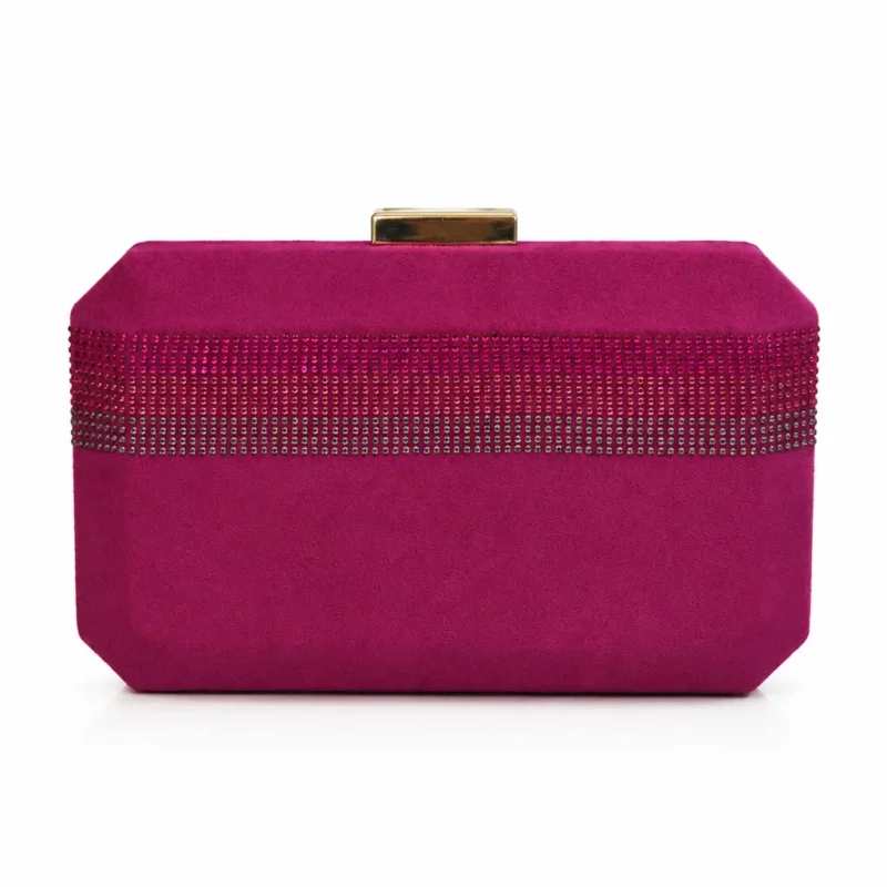 Bolso clutch bugamvilla octagonal