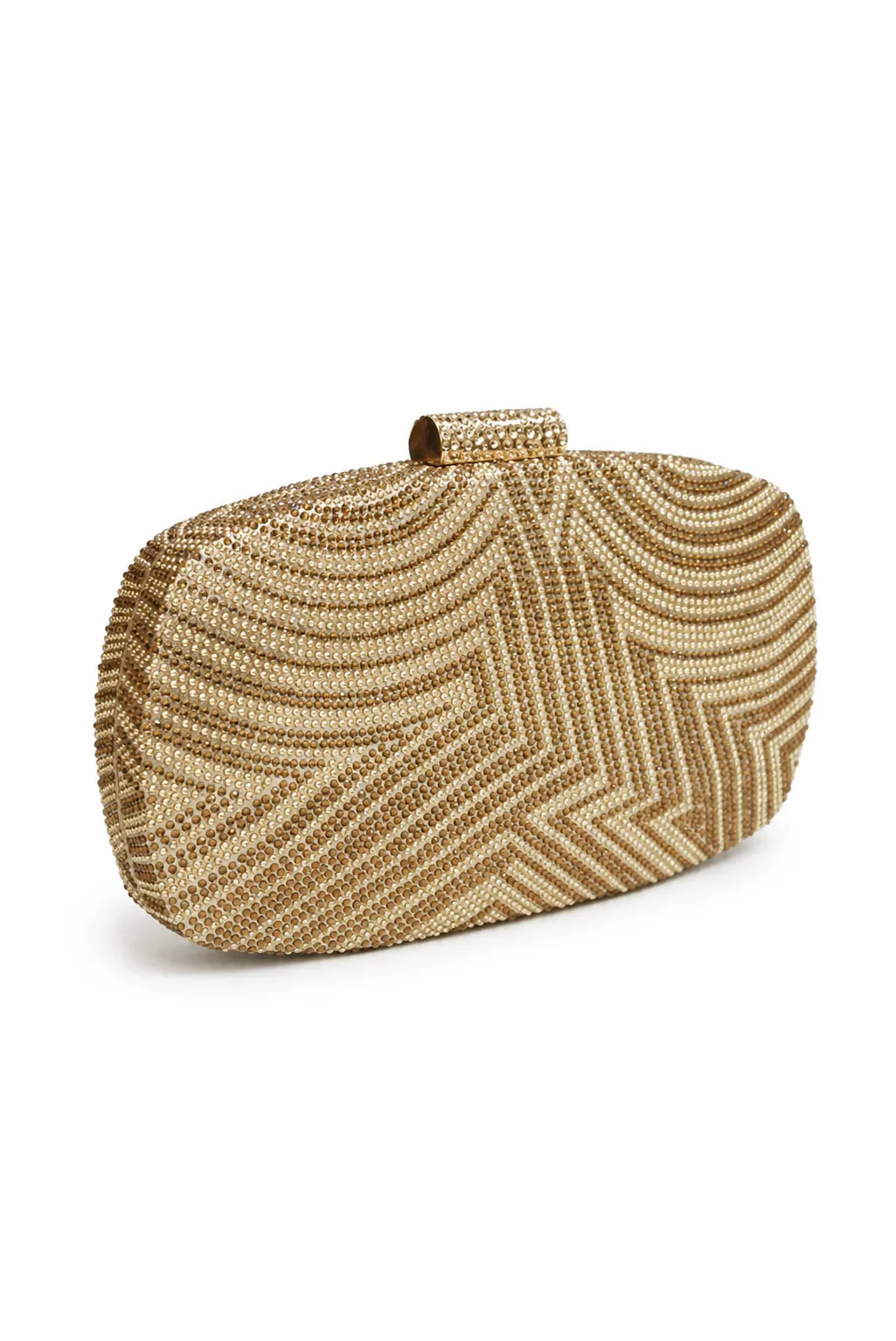 Bolso dorado envejecido joya - Imagen 2