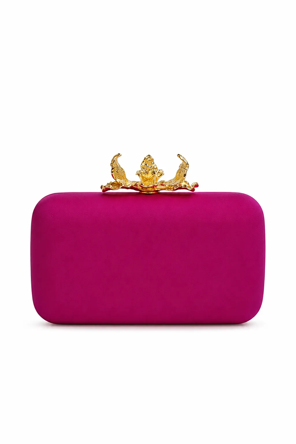 Bolso clutch bugamvilla broche joya