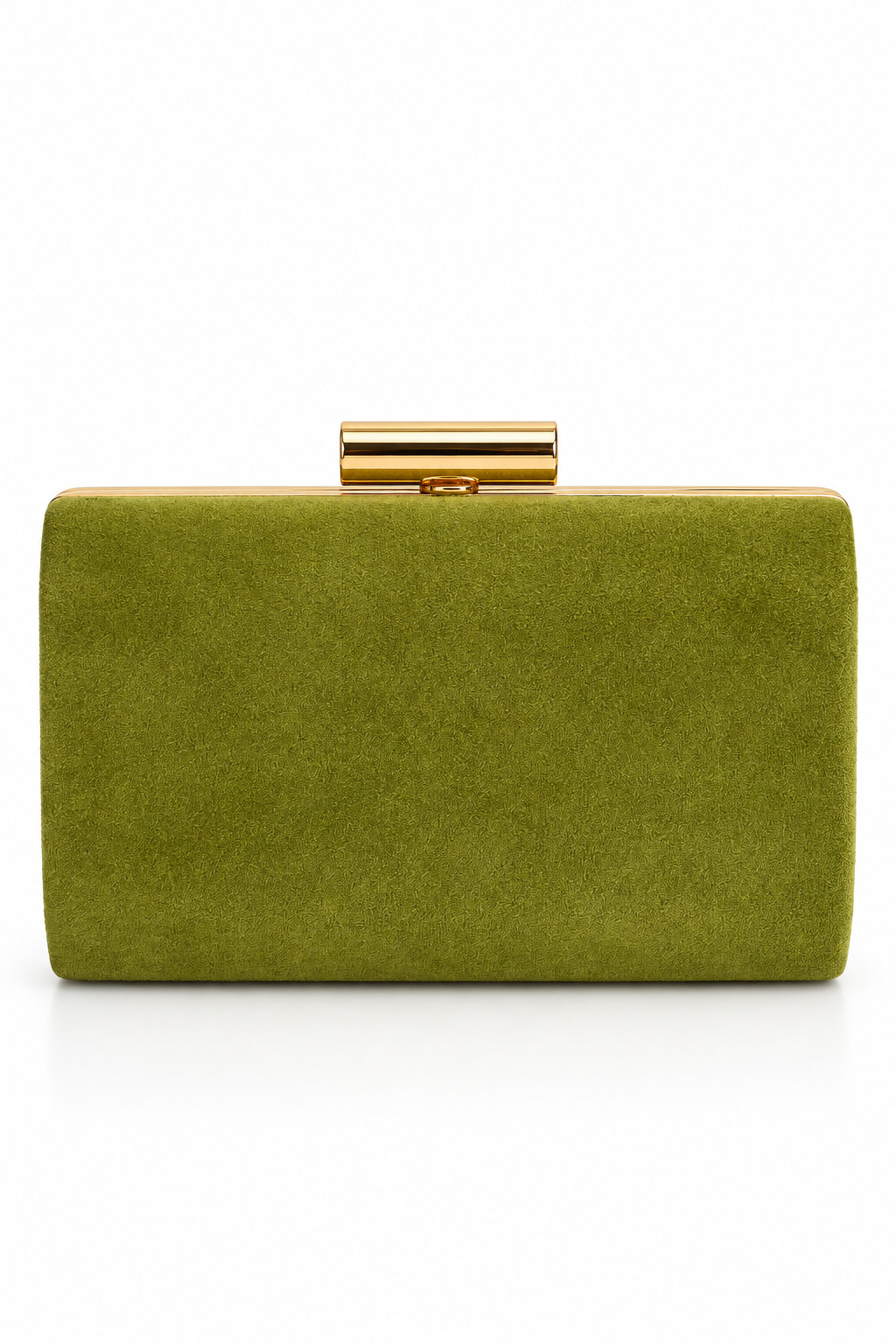 Bolso clutch verde oliva intenso