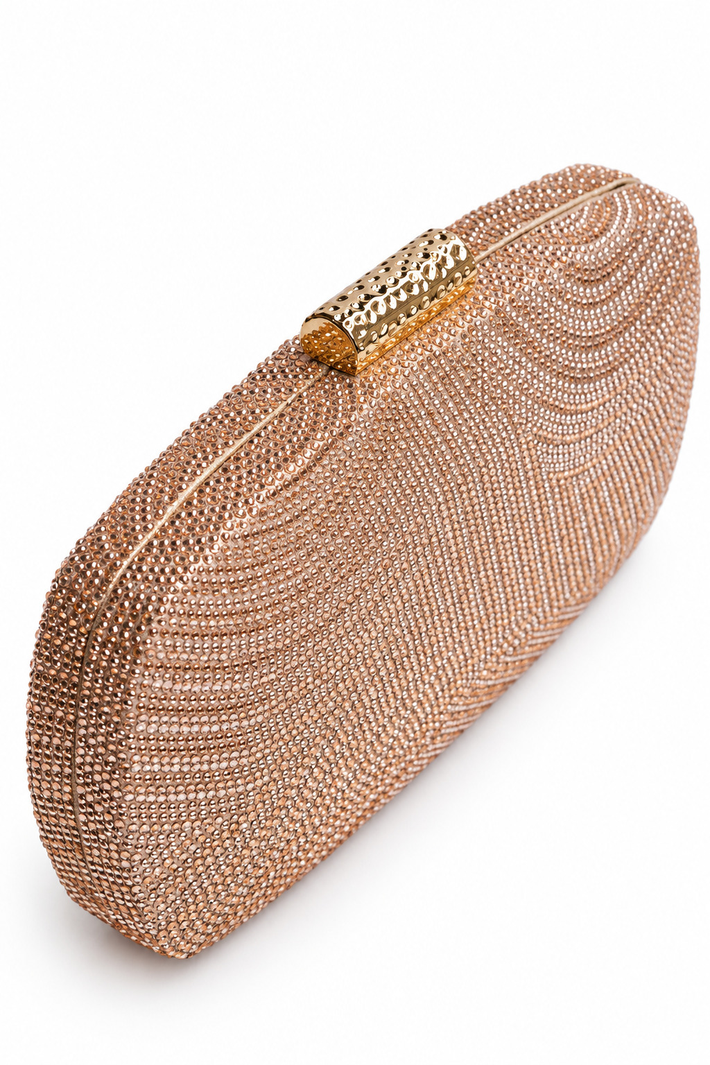Bolso de fiesta oro rosa joya - Imagen 2