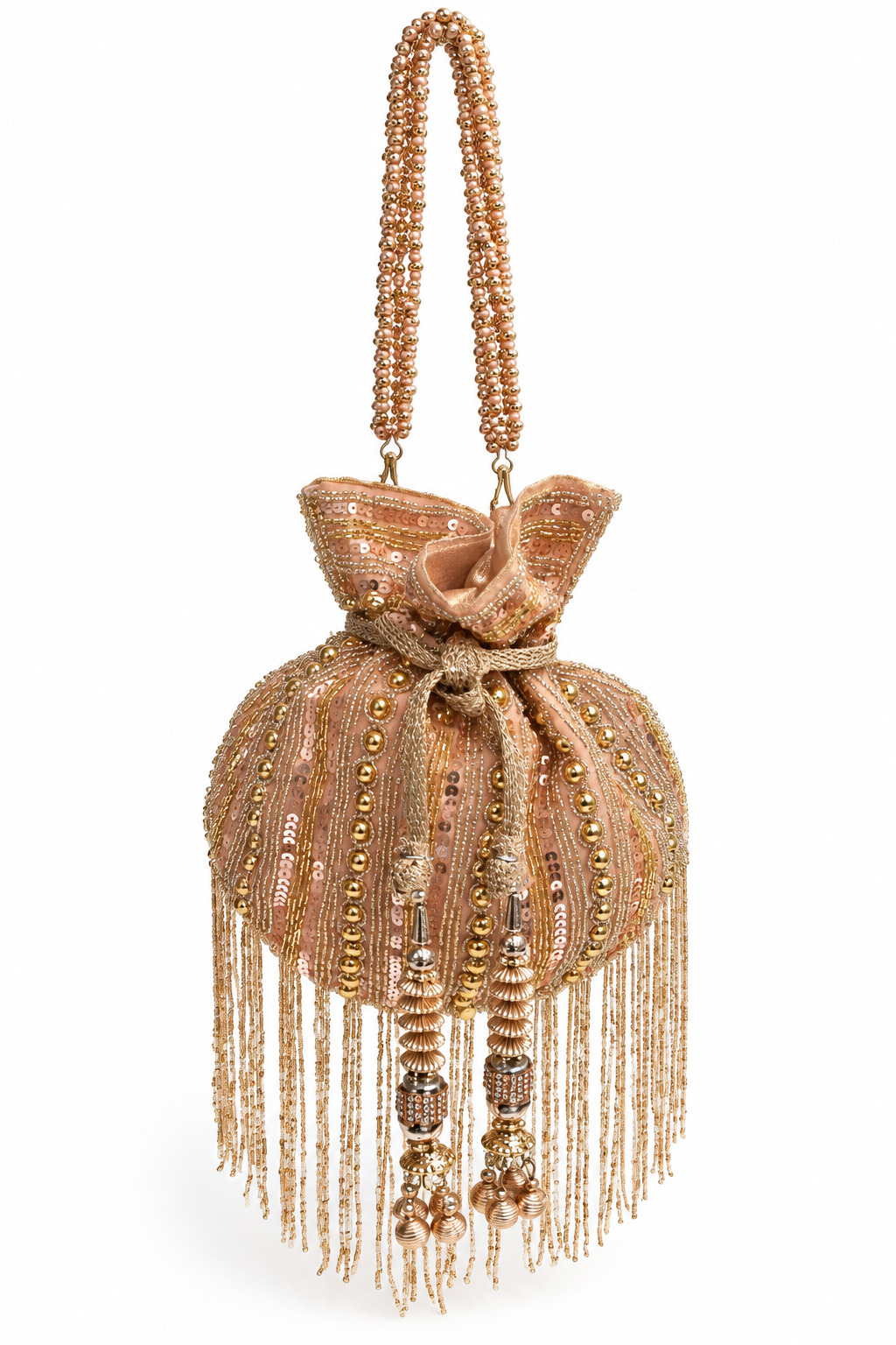 Clutch bombonera rosa joya - Imagen 2