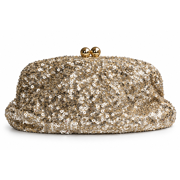 Bolso clutch cartera pouch lentejuelas combi