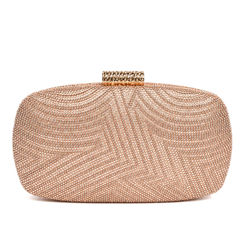 Bolso de fiesta oro rosa joya